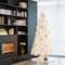 8ft. Pre-Lit White Pine Artificial Christmas Tree, Warm White Lights